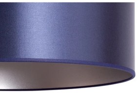 Duolla - Lustră pe cablu CANNES 1xE27/15W/230V d. 50 cm albastră/argintie