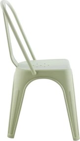 Scaun de exterior design industrial Loft verde deschis