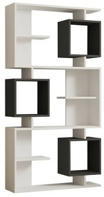 Bibliotecă Icardi Anthracite and White