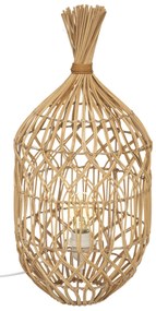 Lampa de masa, rattanu, 25 x 55 cm