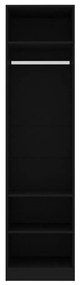 Sifonier, negru, 50x50x200 cm, PAL Negru, 50 x 50 x 200 cm, 1
