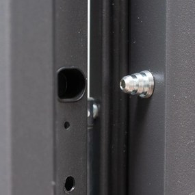 Usa Metalica de intrare in casa cu luminator lateral Turenwerke DS92 Gri Antracit, ST, Maner bara, 300mm