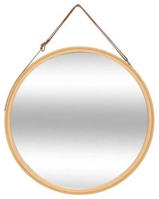 5five - Oglindă de perete LOBEE, Ø 38 cm, din bambus