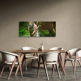 Tablou cu trigrul fugind (120x50 cm)