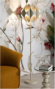 Lampadar bej cu abajur din metal (înălțime 155 cm) Space – Mauro Ferretti