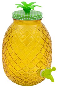 Recipient pentru lichide din sticla-Ananas.4 L