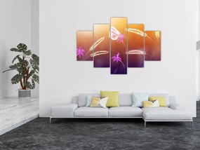 Tablou - Fluture roz (150x105 cm)