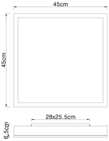 Plafonieră LED DORO LED/24W/230V Globo 416080WD2