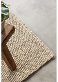 Covor tip traversă crem din iută 80x200 cm Bouclé – Hanse Home