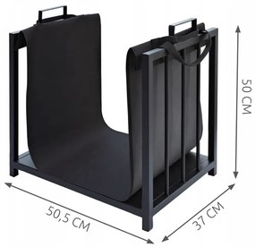 Suport pentru lemne de foc 50,5 x 37 x 50 cm