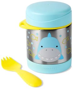 Caserolă termică cu lingură/furculiță ZOO 325 ml rechin Skip Hop