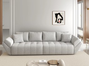 Canapea extensibilă dumonde cu ladă de depozitare si sezut confortabil din spuma high-density, Berlin Euphoria Dove 300x100 cm