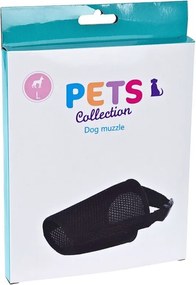 Botniță neagră, pentru câini, colecția Dogs, 11.5 cm, mărimea S