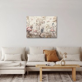 Tablou - Desen de flamingo (70x50 cm)