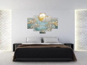 Tablou - Perle 3D în Ocean (150x105 cm)