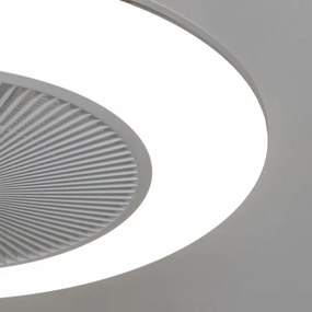 Plafonieră LED dimabilă cu ventilator Brilagi AURA LED/38W/230V alb + telecomandă