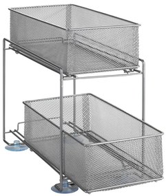 WENKO 53140800 - Poliță GIOMA, 35 x 33,5 cm, argintie