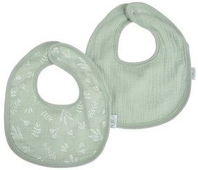 Bavete verde 2 buc. din muselină – Bébé Douceur