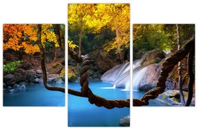 Tablou - Cascade din Asia (90x60 cm)