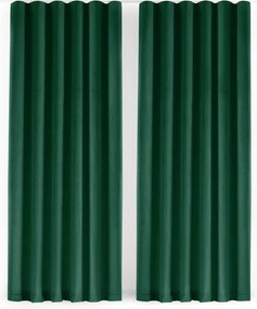 Draperie verde dimout (semi-opacă) din catifea 400x270 cm Velto – Filumi