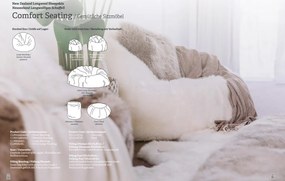 Fotoliu puf din blana de oaie LW Noua Zeelanda, LW Bean Bag Large