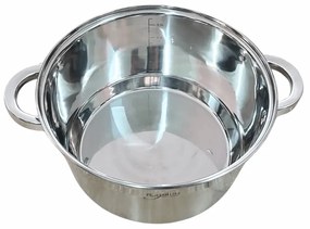 Oala Inox 1.5 L Platinum  Calitate Germana, Compatibila cu Toate Tipurile de Plite