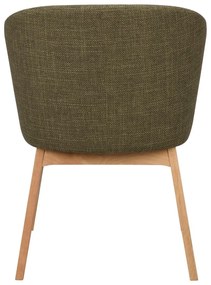 Set de scaune de sufragerie verde 2 buc. tapițat Windham – Rowico