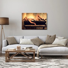 Tablou - Femeia și pian (90x60 cm)