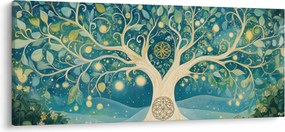 Tablou – Arbore magic cu spirale (120x50 cm)
