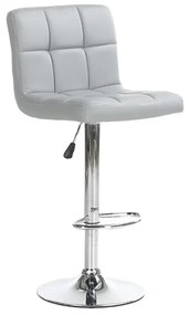 RESIGILAT-Scaun bar SIB 808, piele ecologica, Alb,