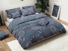 Lenjerie de pat din bumbac gri JODI Dimensiune lenjerie de pat: 70 x 90 cm | 140 x 200 cm