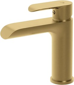 Baterie lavoar Rubineta Ultra monocomanda finisaj auriu mat