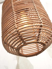 Lustra/Pendul eco din ratan Tanami tube L, nat
