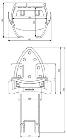 Suport pentru masă și mașină de călcat – Brabantia