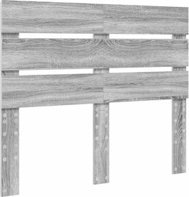 vidaXL Tăblie cap Gri Sonoma 135 cm Lemn compozit