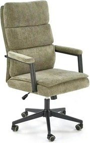 Scaun birou ADRIANO, verde olive, stofa clasica - Odin 77, 65x70x104/1