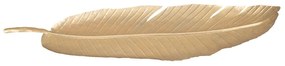 Decorațiune Mauro Ferretti Leaf, 55,5 x 18 cm, auriu