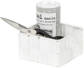 Organizator de depozitare Compactor S TEX,12 x 12 x 7 cm, alb, S