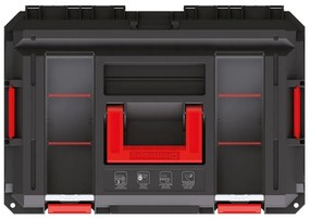 Cutie de scule A, 19,4 cm, organizator, negru