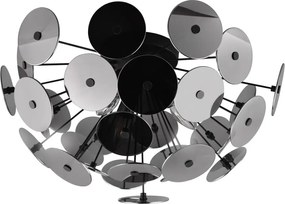 Plafonieră negru-mat Discalgo – Trio