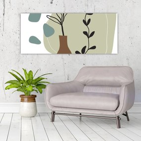 Tablou - Flori într-o vază N⁰2 (120x50 cm)