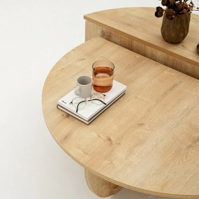 Măsuță de conferință Podium Sapphire Oak