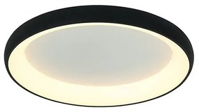 Plafoniera LED dimabil design modern Denur negru