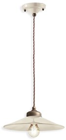 Pendul design retro realizat manual din ceramica si metal COLORS