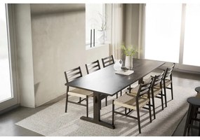 Scaune de dining natural /maro închis 2 buc. Harlan – Rowico