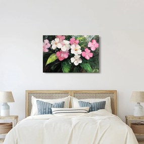Tablou - Flori roz și albe (90x60 cm)