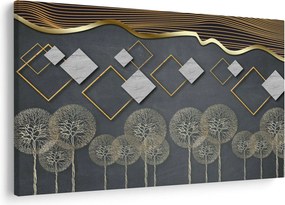Tablou cu abstracție (90x60 cm)