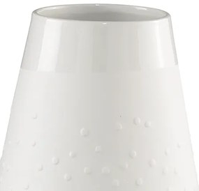 Vaza de portelan alba DOTS