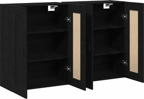 vidaXL Cabinet suspendat 2 pcs Stejar Artizanal 69,5 x 34 x 90 cm
