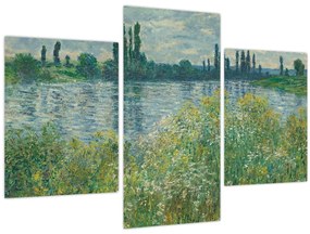 Tablou - Claude Monet, Banks of the Seine, reproducere (90x60 cm)